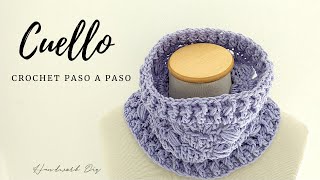 Cómo tejer cuello a crochet fácil y rápido [upl. by Ericha135]