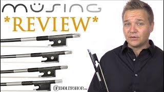 Musing Carbon Fiber Bows Review from Fiddlershopcom [upl. by Kcered]