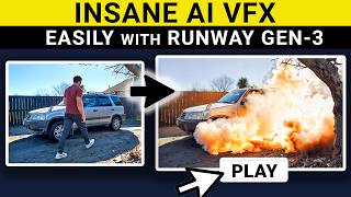 Create Ai VFX Visual Effects  With Runway Gen3  Full Tutorial [upl. by Emanuela]