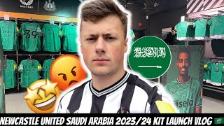 🇸🇦 Newcastle United SAUDI ARABIA THEMED KIT shirt printing vlog 🇸🇦 [upl. by Arinaj]