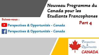 Programme du Canada pour étudiants étrangers francophones  Demande dadmission [upl. by Mayman178]