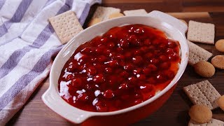 Cherry Cheesecake Dip  Delish [upl. by Berkeley]