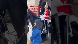 kapitbahay Harmfull horse the man in WheelchairKings life Royal guard London [upl. by Crockett]