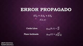 Error Propagado [upl. by Gatian]