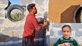 The Nomadic Life Fatemehs Resilience and Delicious Cooking  Help Vedelsa Build Her Room [upl. by Anaitsirk]