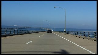 Chesapeake Bay BridgeTunnel southbound [upl. by Chancey558]