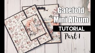 Gatefold Mini Album Tutorial  Step by Step Part 1 [upl. by Laks239]