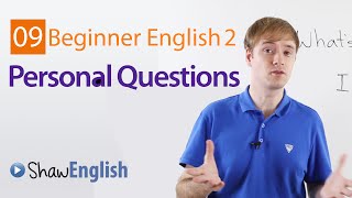 Asking Personal Questions in English [upl. by Fitting562]