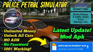 Police Patrol Simulator Mod Apk 2024  Police Patrol Simulator Gameplay  Unlimited Money [upl. by Roch732]