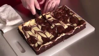 Cutting Chocolate Brownies Cleanly [upl. by Lombardy229]