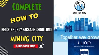 How to Register and Buy Package in Mining City [upl. by Ioj]