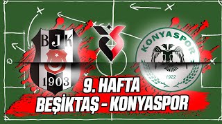 Süper Lig 9 Hafta Beşiktaş vs Konyaspor [upl. by Ytitsahc748]