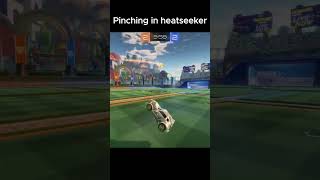 Pinching in heatseeker is crazy music rocketleague gaming [upl. by Sidnarb]