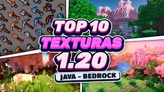 TOP 10 TEXTURE PACKS para MINECRAFT 121 JAVA BEDROCK y PE😎PAQUETE DE TEXTURAS 121 [upl. by Anehc699]