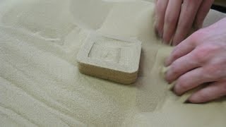 Sandman  the resin sand 3d printer time lapse and casting [upl. by Haikan]