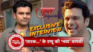 Exclusive Interaction With TMKOC Fame Tappu Aka Bhavya Gandhi On His Comeback With SBB [upl. by Amalbena255]