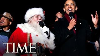 President Obama And Chance the Rapper Sing Christmas Carols Together  TIME [upl. by Castorina885]