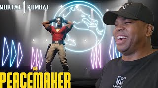 Mortal Kombat 1  Official Peacemaker Gameplay Trailer  Reaction [upl. by Meihar]