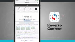 Reverso Context iPhone App Demo [upl. by Roter100]