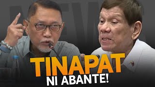 Harapang tinapat ni Abante si Duterte sa kaniyang unang pagharap sa Quadcommittee [upl. by Brandy]