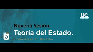 Novena Sesión Síncrona o Virtual de la Materia Teoría del Estado Sep  Dic 2024 T3 [upl. by Drofkcor]