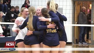 OttawaGlandorf Shawnee volleyball advance to Regional Semifinals [upl. by Ahsieuqal]