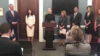 Amber Heard speaks at Capitol Hill Visitor Center in Washington DC 2019 [upl. by Peggy]