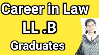 career options in law for LLB graduates in telugu by advocate sowjanya hyderabad [upl. by Martita450]