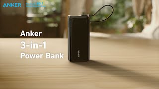 Anker 3in1 Power Bank  Built Ready Go Freely [upl. by Thorstein]