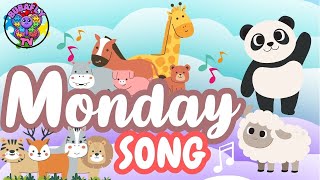 Bubafly TV  Its Monday Song for kids  Happy Morning  Autism Kids Channel [upl. by Annavas]