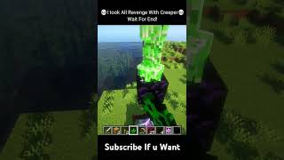 i took💀my revenge with creeper minecraft meme shorts memes minecraft trollface [upl. by Niaz550]