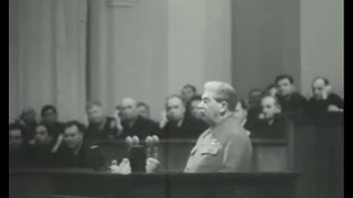 El último discurso de Stalin  14 de Octubre de 1952 subtitulos en español [upl. by Shutz]