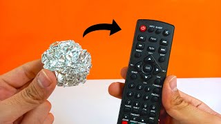 Just put an aluminum foil on the TV Remote Control and you will be amazed [upl. by Einnoj]