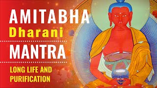 Amitabha Pure Land Dharani and Mantra— chant along for long life and purification of obstacles [upl. by Atiseret]