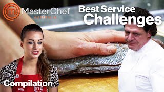 Best Service Challenges  MasterChef Australia  MasterChef Australia [upl. by Smoot]