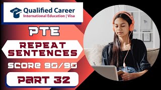 PTE Repeat Sentence  Must Practice  PART  32 November 11 2024  Qualified Career [upl. by Thaddaus]