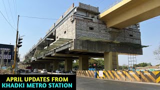 Pune Metro Vlog 324  April Updates From Khadki Metro Station [upl. by Cott]