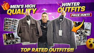 Mens High Quality🔝Stylish Winter Outfits🧥Upto 30°C Jackets😱New Model Outer amp Pants Price Hunt [upl. by Aray]