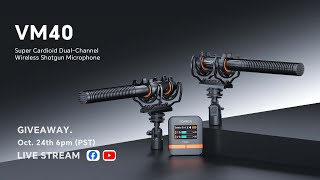 COMICA NEW PRODUCT VM40  LIvestream amp Giveaway comica live newproduct giveaway stream fyp [upl. by Tedi]