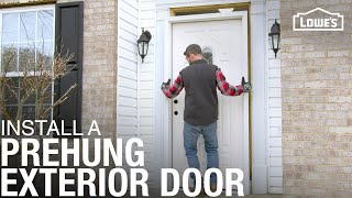 How To Install A Prehung Exterior Door [upl. by Silvanus894]