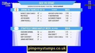 Goring on Thames CC 1st XI v Stratfield TurgisHartley Wespall CC 1st XI [upl. by Nyar]