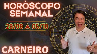 Horóscopo Semanal de Carneiro ♈  Leitura da Semana 2909 a 05 de Outubro Mundial [upl. by Hgalehs376]