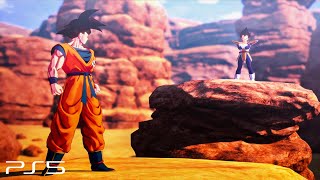 Dragon Ball Z Kakarot PS5  Goku vs Vegeta Boss Fight amp Ending 4K 60fps [upl. by Nagam]