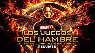 LA SAGA COMPLETA DE LOS JUEGOS DEL HAMBRE EN 1 HORA RESUMEN THEGEVY [upl. by Nerha]