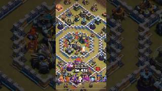 Most powerful blimp strategy in clashofclans coc gameplay strategy supercell games ytshorts [upl. by Suilmann]