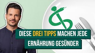 Ernährungswissenschaftler gibt 3 einfache Ernährungstipps für bessere Gesundheit [upl. by Kipper]