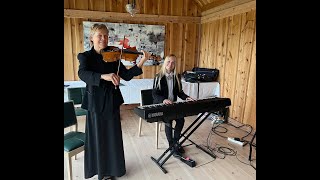 Brudemarsj fra Seljord med orgel og fiolin Wedding march [upl. by Neelia740]