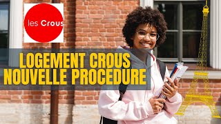 Logement CROUS  La nouvelle procédure [upl. by Neyr]