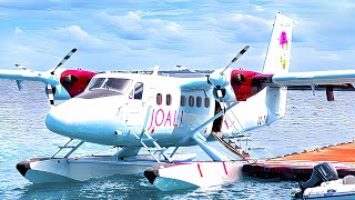 Maldives Seaplane Flight 4K Luxury Resort quotJOALIquot Private Seaplane Transfer 4K Travel Video [upl. by Odlaw]