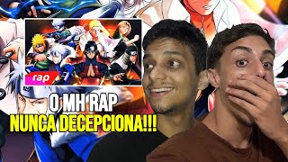 REACT  Rap dos Hokages Naruto  A VONTADE DO FOGO  NERD HITS [upl. by Wallie]